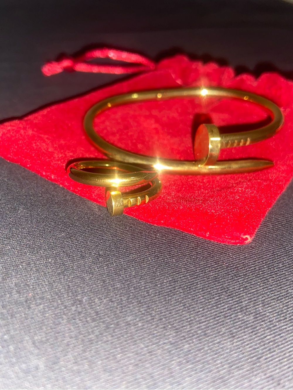 Nail bangle & Ring set - Picture 2 of 3